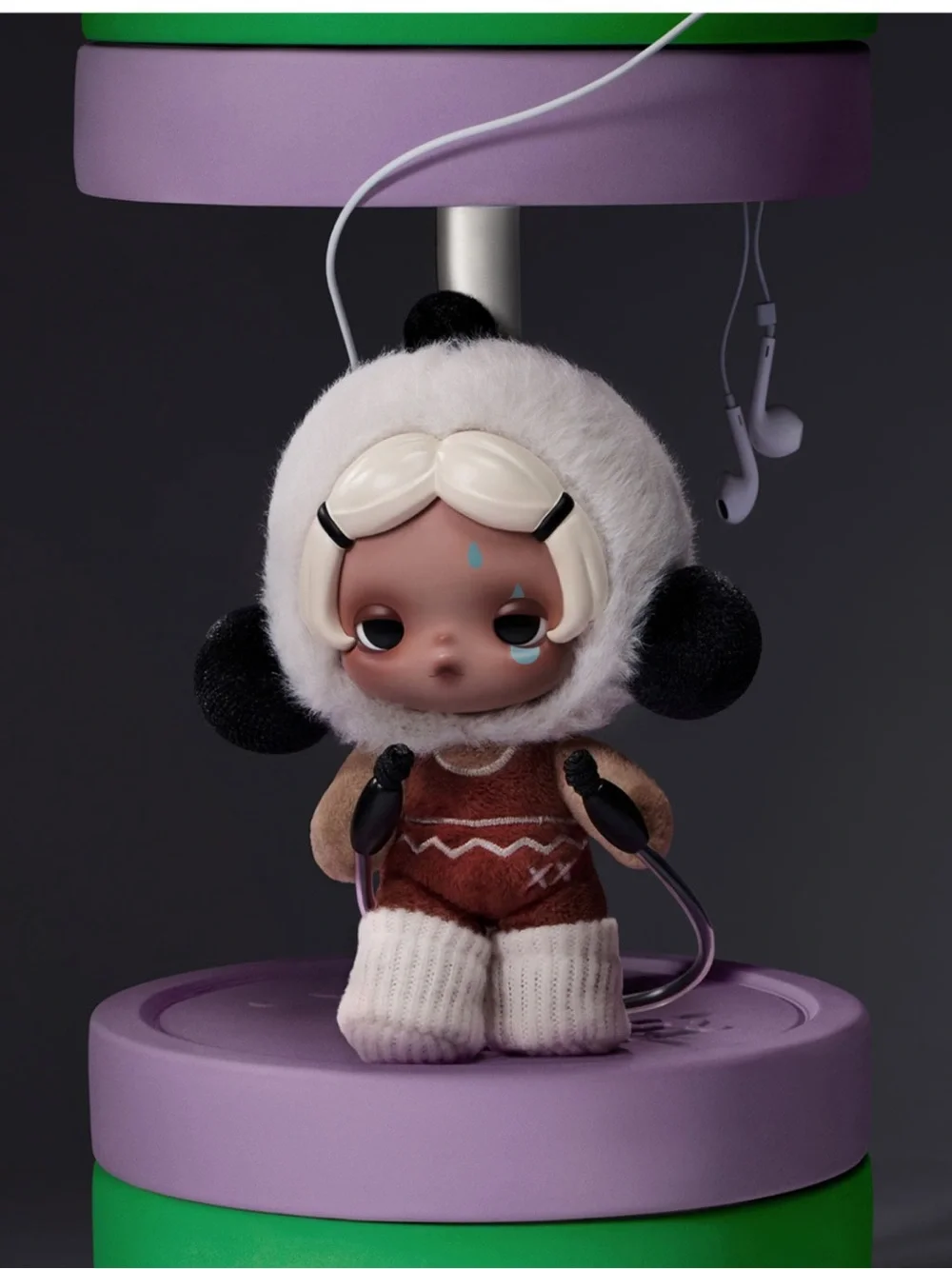 POP MART SKULLPANDA Off Mode Series Plush Doll Pendant Rest day Confirmed